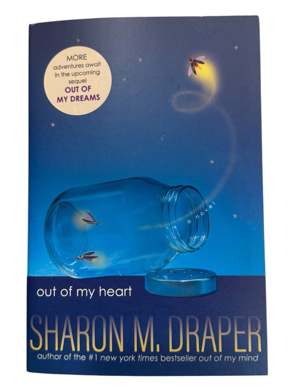 Out of My Heart by Sharon M. Draper - Blue Paperback Novel